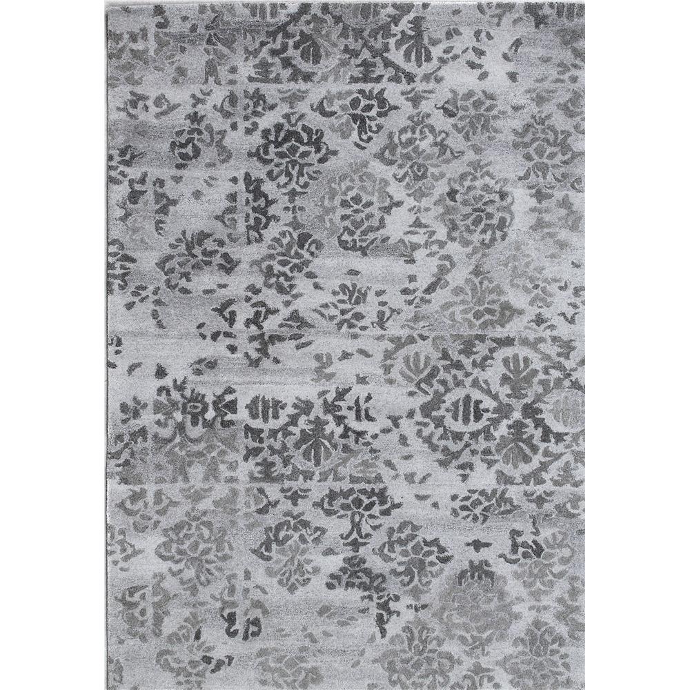 Dynamic Rugs  7814-900 Posh 2 Ft. X 4 Ft. Rectangle Rug in Grey
